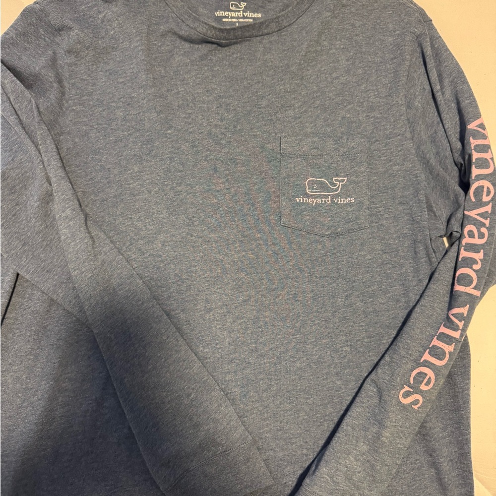 Vineyard Vines Heather Blue Tee